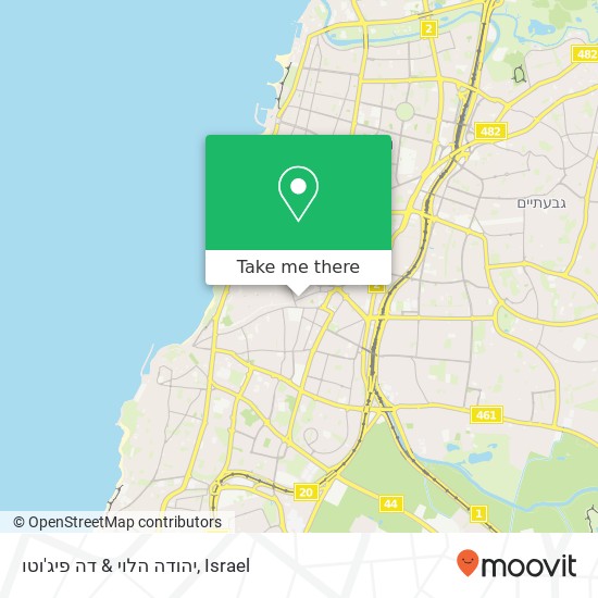 Карта יהודה הלוי & דה פיג'וטו