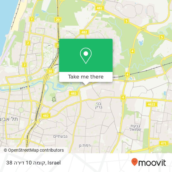 קומה 10 דירה 38 map