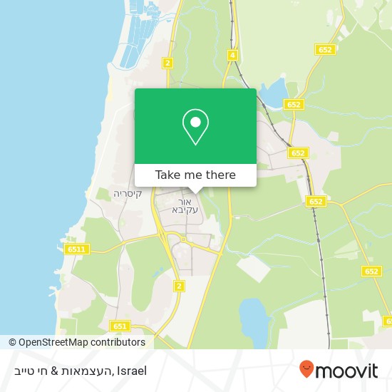 העצמאות & חי טייב map