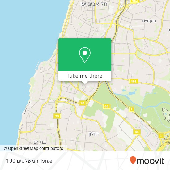 המשלטים 100 map