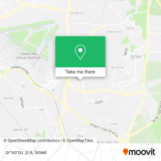 Карта פ.ק. גנרטורים