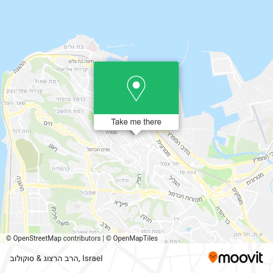 Карта הרב הרצוג & סוקולוב