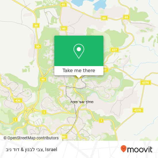 צבי לבנון & דוד ניב map