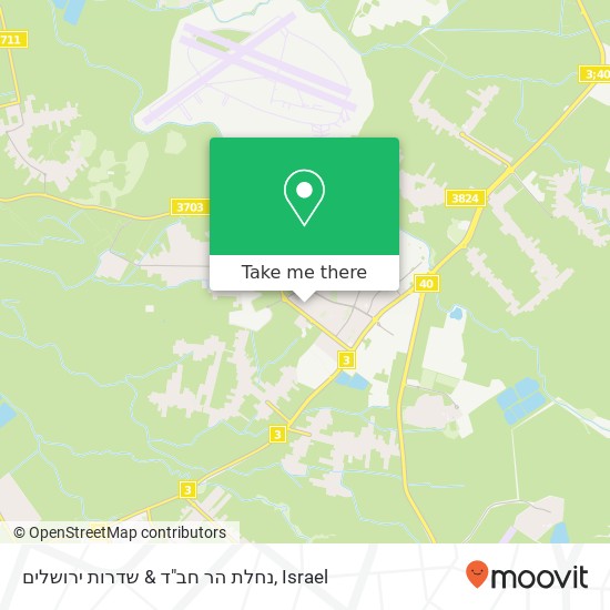 נחלת הר חב"ד & שדרות ירושלים map