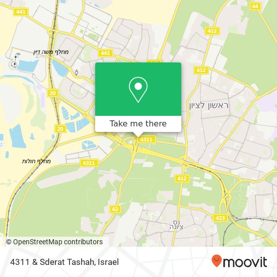 4311 & Sderat Tashah map