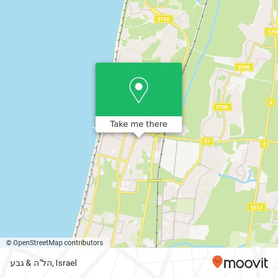 הל"ה & גבע map