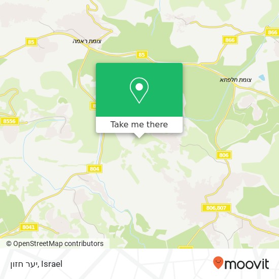 יער חזון map