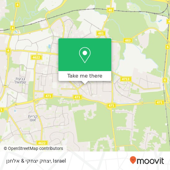 יצחק יצחקי & אלחנן map