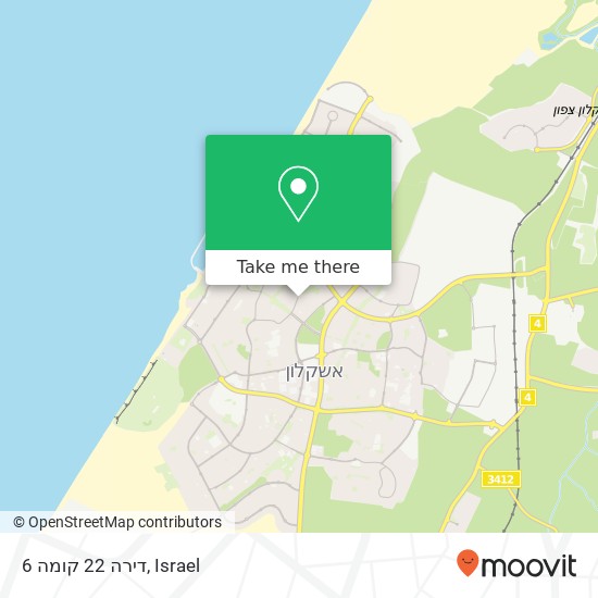 דירה 22 קומה 6 map