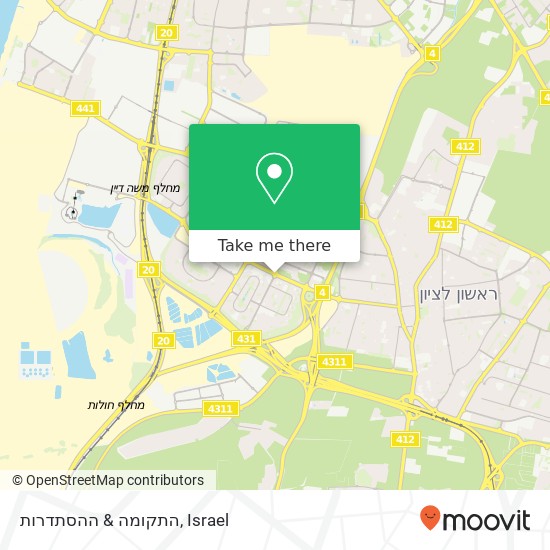 התקומה & ההסתדרות map