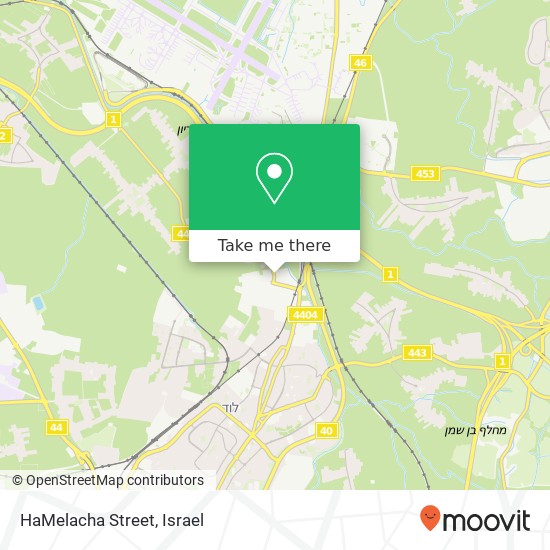 HaMelacha Street map