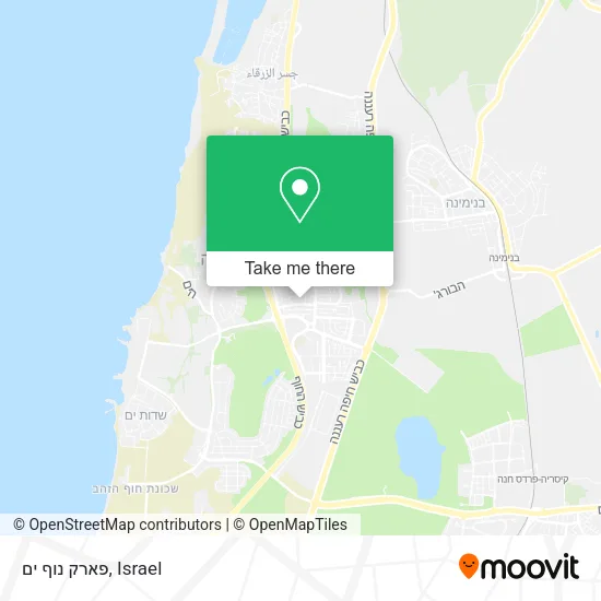 Карта פארק נוף ים