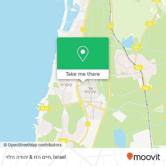 חיים הזז & יהודה הלוי map