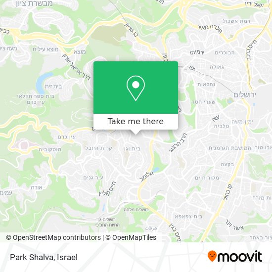 Park Shalva map