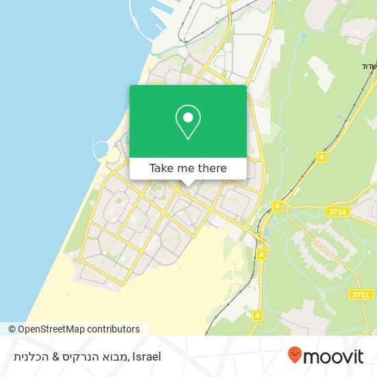 מבוא הנרקיס & הכלנית map