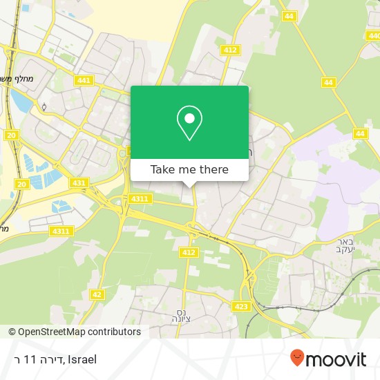 דירה 11 ר map