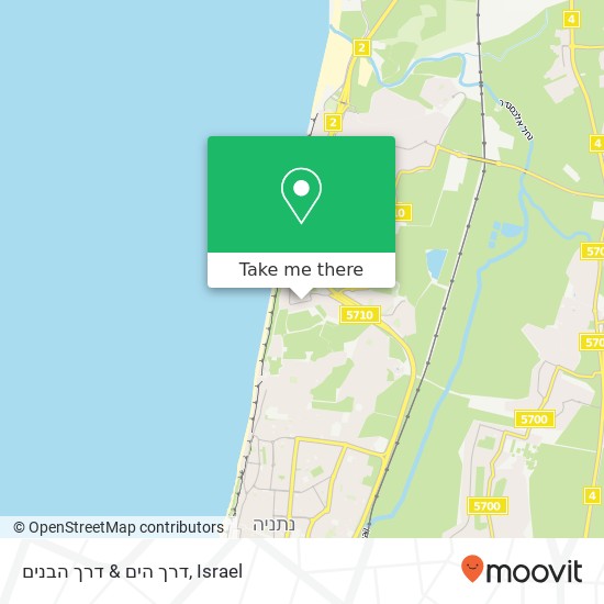 דרך הים & דרך הבנים map