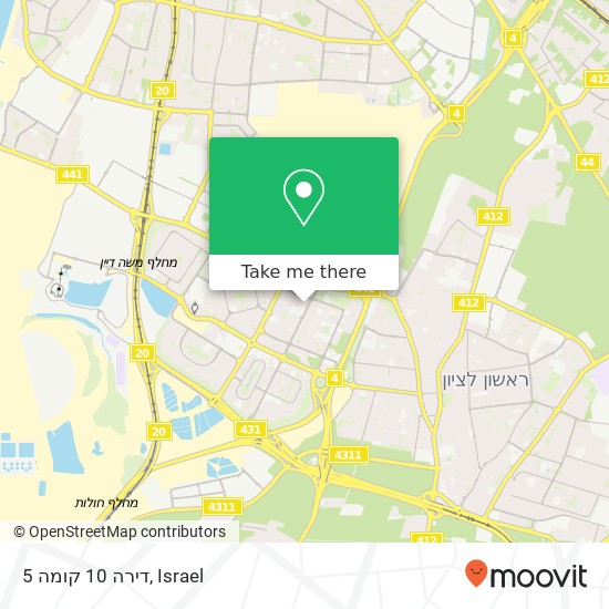 דירה 10 קומה 5 map