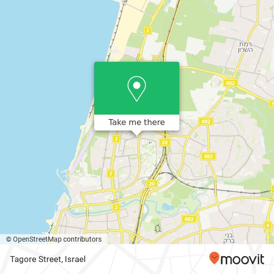 Карта Tagore Street