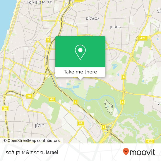 בירנית & איתן לבני map