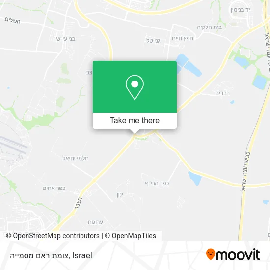 Карта צומת ראם מסמייה