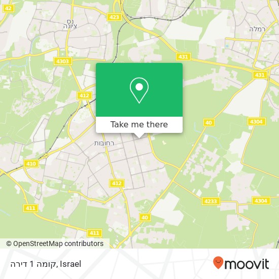 קומה 1 דירה map