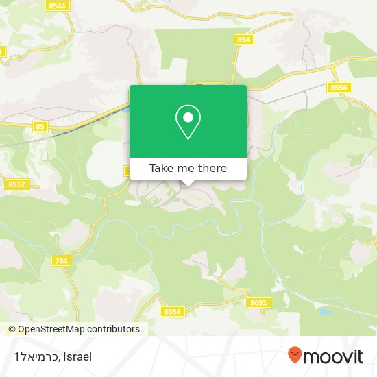 1כרמיאל map