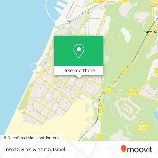 הרותם & מבוא הדגנית map