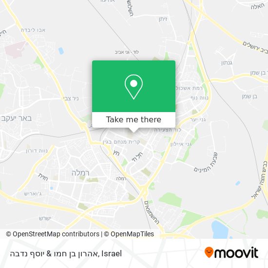 אהרון בן חמו & יוסף נדבה map