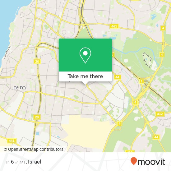 דירה 6 ח map