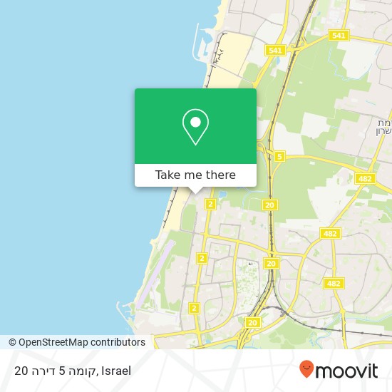 קומה 5  דירה 20 map