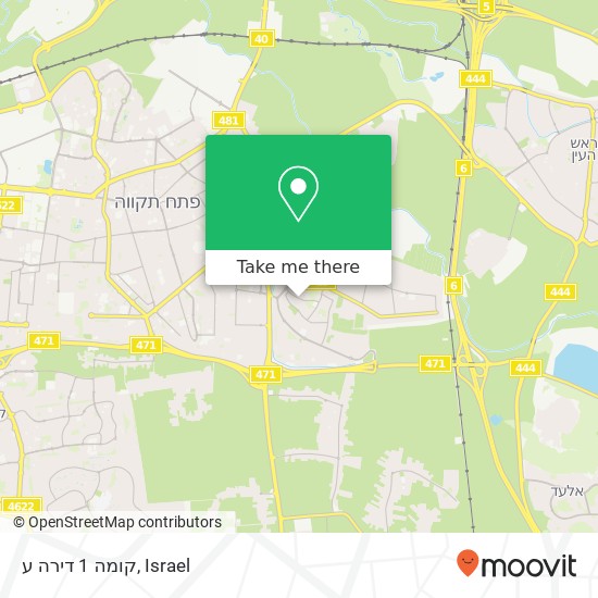 קומה 1 דירה ע map