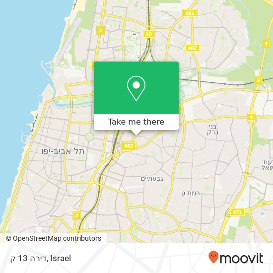 דירה 13 ק map