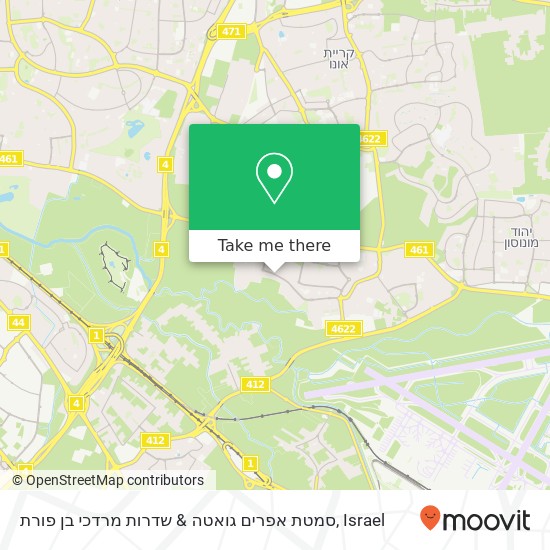Карта סמטת אפרים גואטה & שדרות מרדכי בן פורת