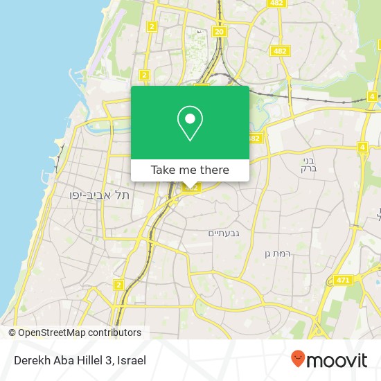 Derekh Aba Hillel 3 map