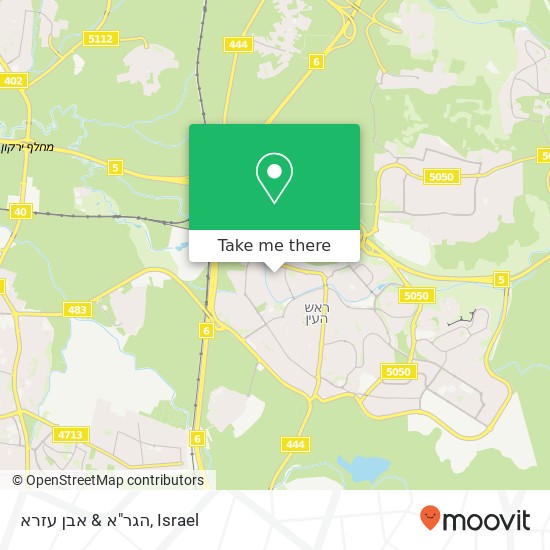 הגר"א & אבן עזרא map