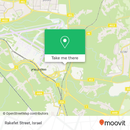 Rakefet Street map