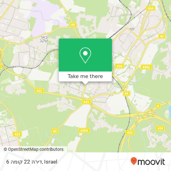 דירה 22 קומה 6 map