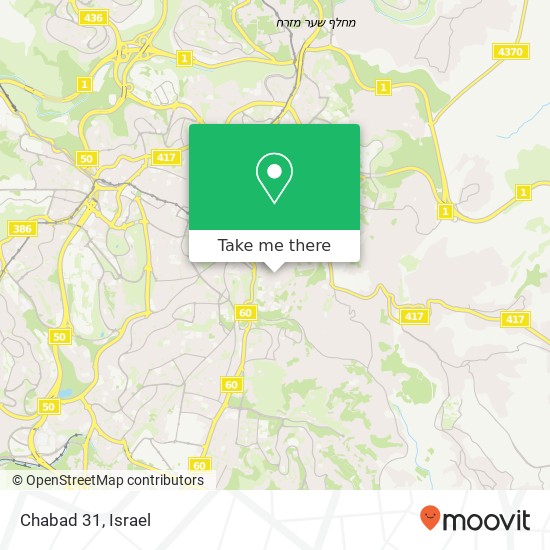 Chabad 31 map
