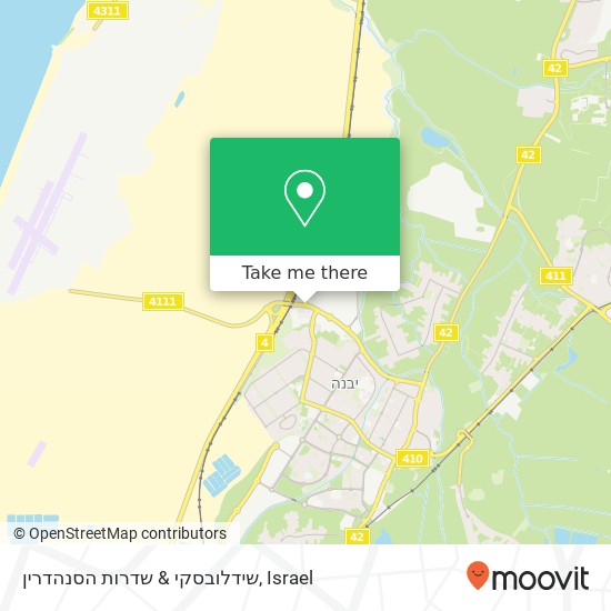 שידלובסקי & שדרות הסנהדרין map