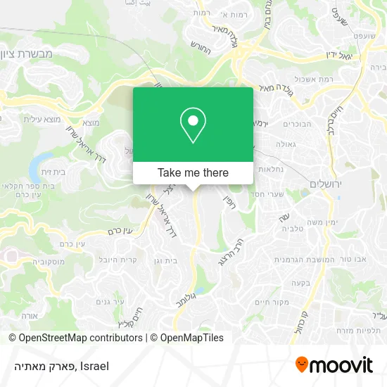 Карта פארק מאתיה