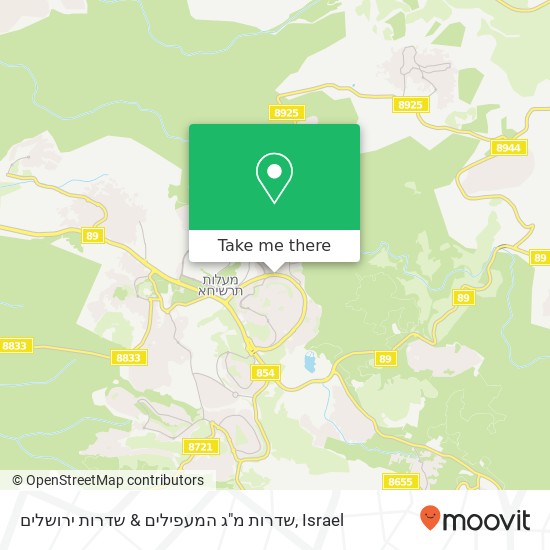 שדרות מ"ג המעפילים & שדרות ירושלים map