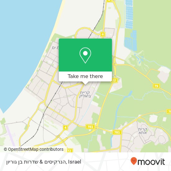 הנרקיסים & שדרות בן גוריון map