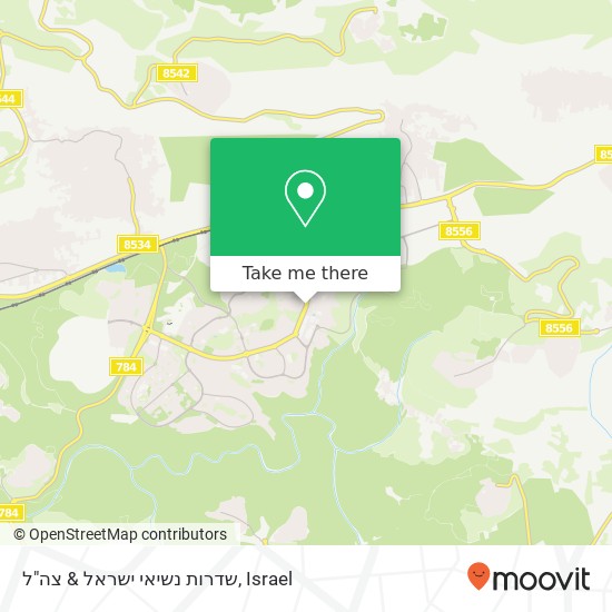 שדרות נשיאי ישראל & צה"ל map