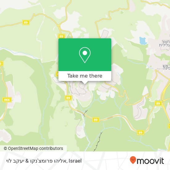 אליהו פרומצ'נקו & יעקב לוי map