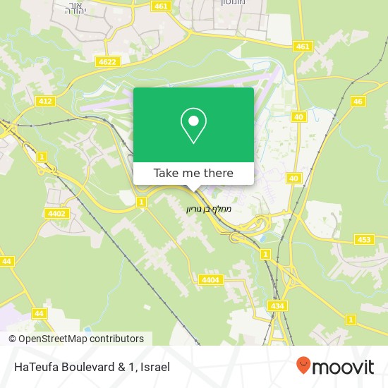 HaTeufa Boulevard & 1 map