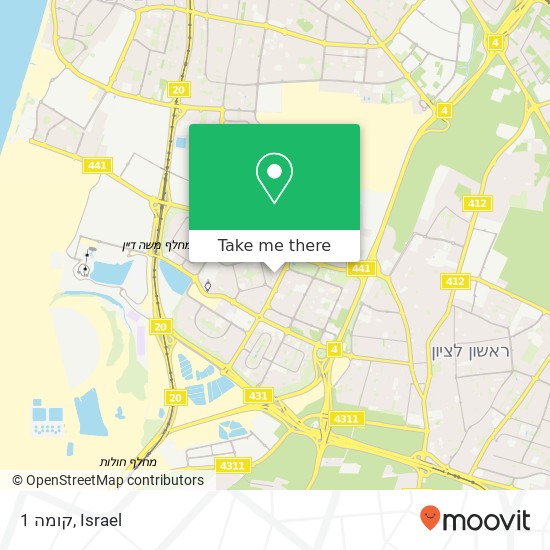 קומה 1 map