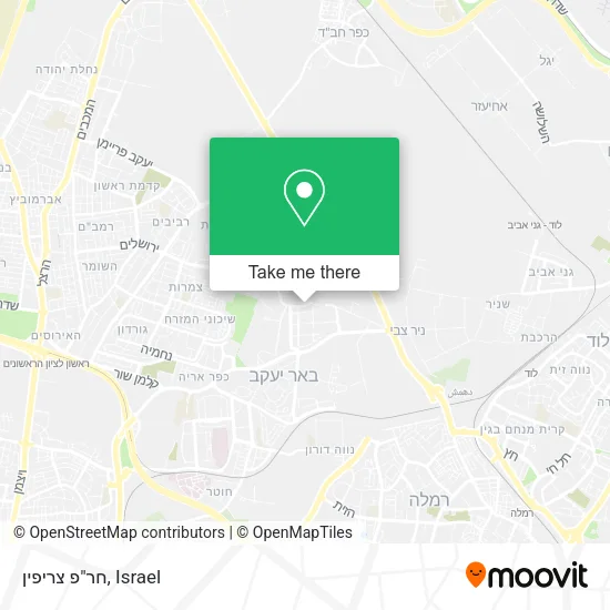 Карта חר"פ צריפין