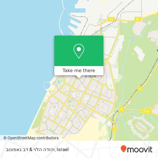 יהודה הלוי & דב גאפונוב map