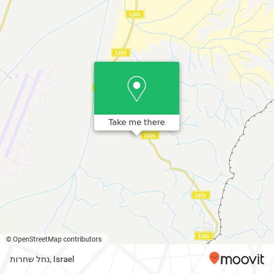 נחל שחרות map